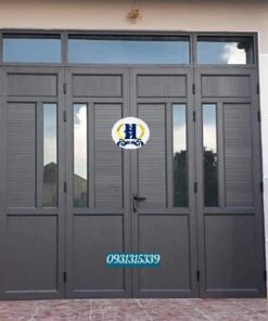Mẫu cửa nhôm 4 cánh chắc chắn hsp