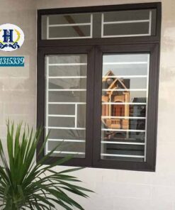 cửa sổ 2 cánh bằng nhôm kính chất lượng hsp