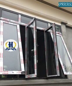 cửa sổ nhôm kính 4 cánh mới nhất hsp