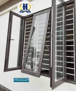 cửa sổ nhôm xingfa 4 cánh kiểu mới hsp