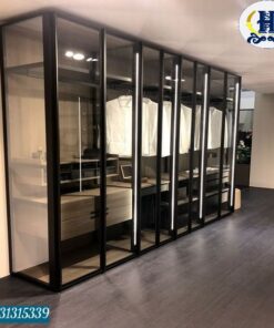tủ quần áo nhôm kính đẹp hsp