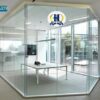 vách ngăn phòng họp nhôm kính hiện đại hsp