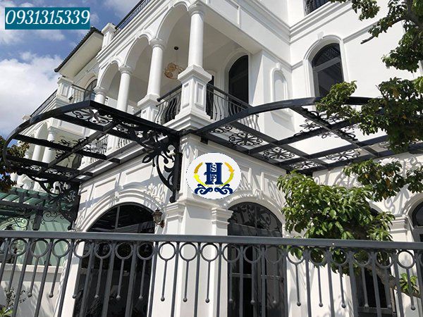 Mái hiên đẹp cho nhà biệt thự hsp