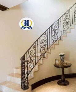 lan can cầu thang đơn giản tinh tế hsp